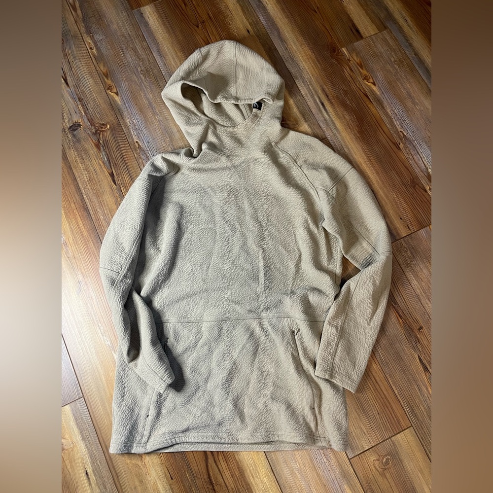 Gymshark Tan Tubular Performance Seamless Hoodie Small S